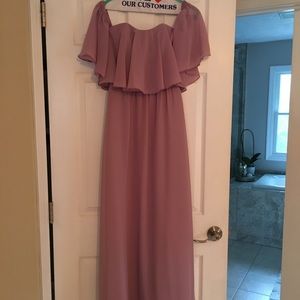 Sorella Vita Off the ShoulderBoho Bridesmaid Dress